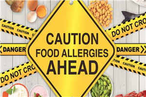 Caution: Food Allergies Image 