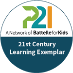 P21 - 21st Century Learning Exemplar Award Logo