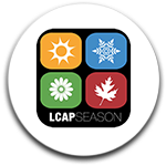 Local Control Accountability Plan (LCAP) button that shows the 4 weather seasons