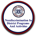 Nondiscrimination in District Programs & Activities Policy Button